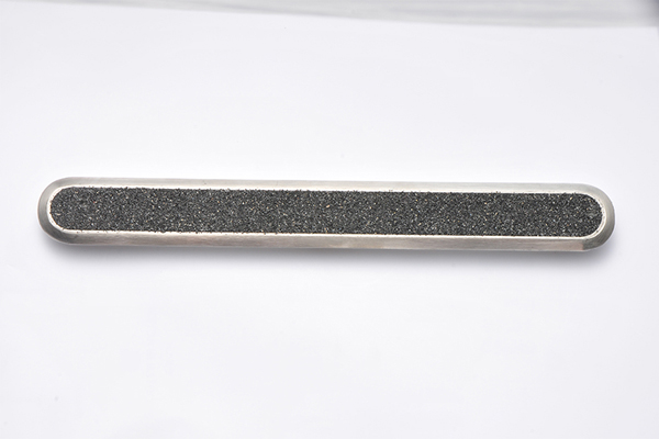 Carborundum Insert Stainless Steel Tactile Bar