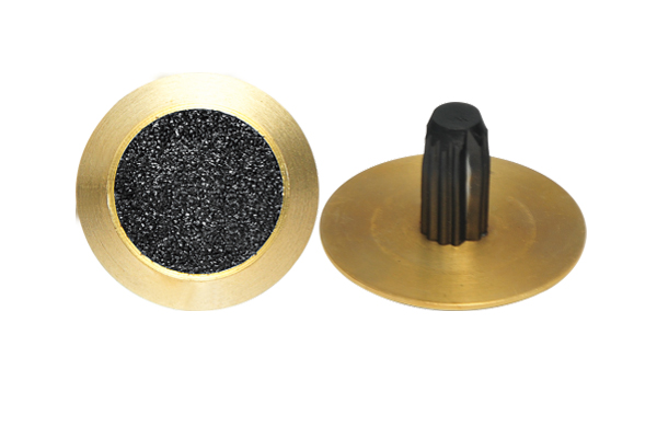 Carborundum Insert Brass Tactile Studs