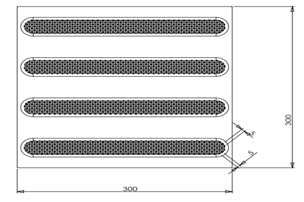 Stainless Steel Paving with Stamping Pattern