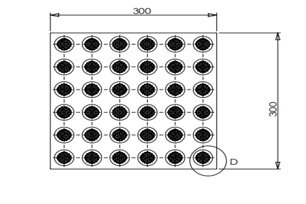 Stainless Steel Paving with Stamping Pattern