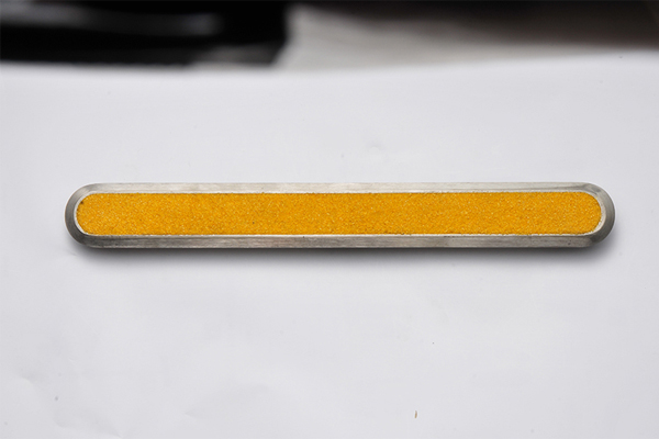 Carborundum Insert Stainless Steel Tactile Bar